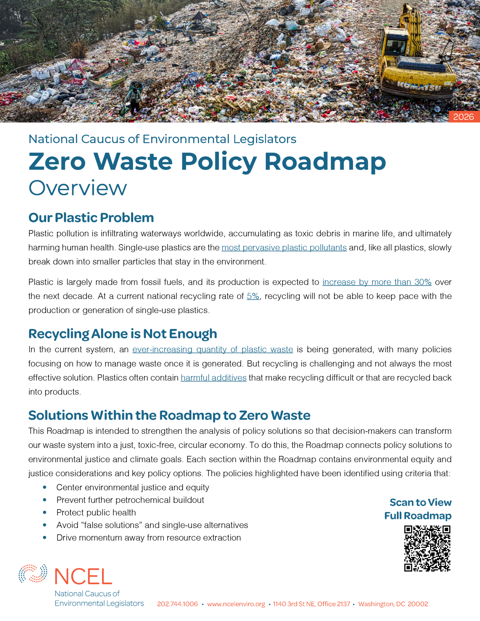 Zero Waste Policy Roadmap Overview | National Caucus of Environmental ...